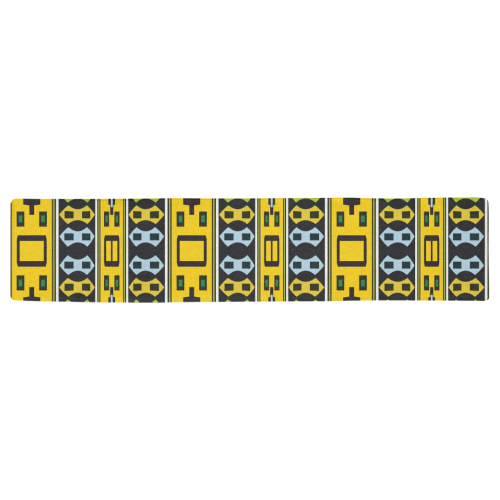 Shapes rows Table Runner 16x72 inch