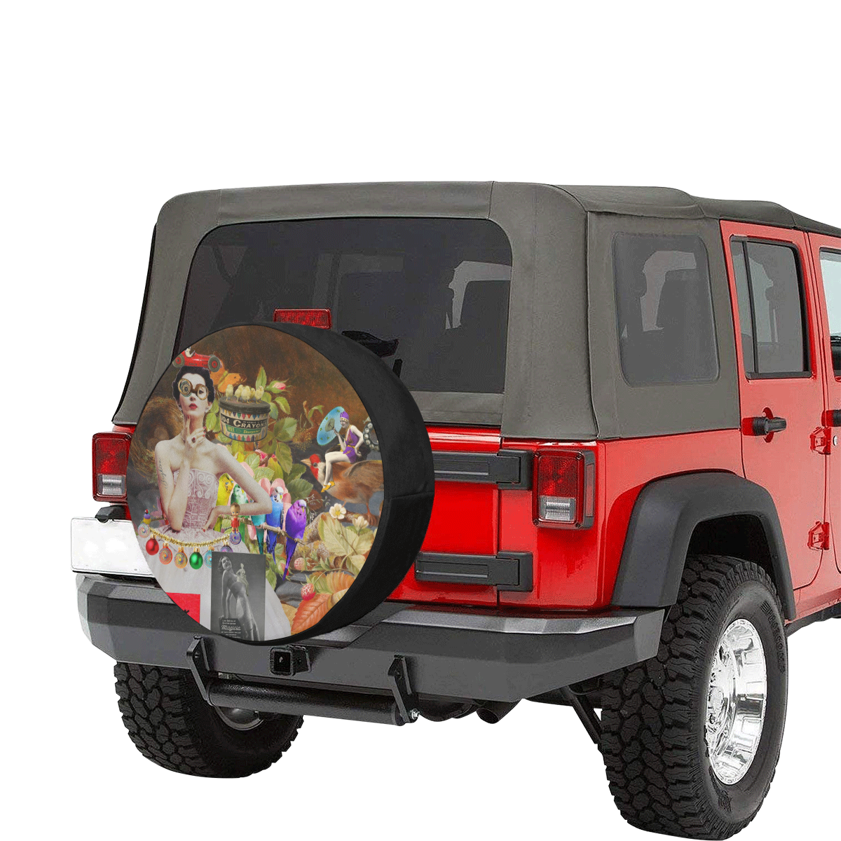 How Can I Help You? 30 Inch Spare Tire Cover