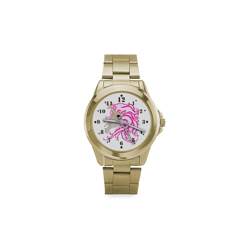 Unicorn Skull Custom Gilt Watch(Model 101)