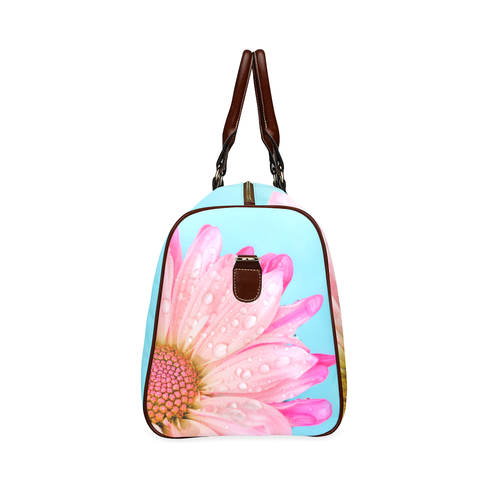 Flower Waterproof Travel Bag/Small (Model 1639)