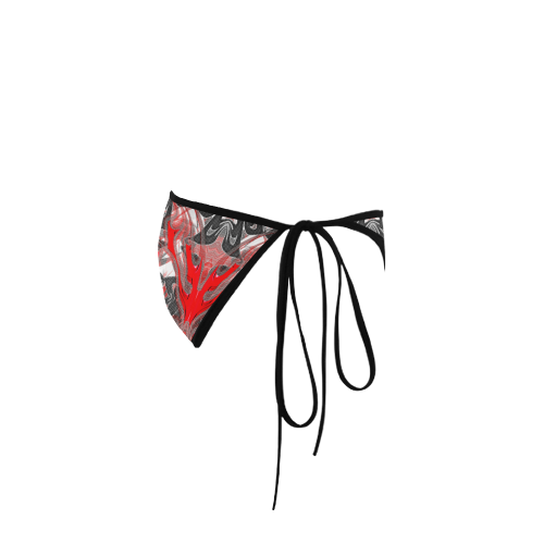 Wild Red Party Undy Crew Custom Bikini Swimsuit Bottom
