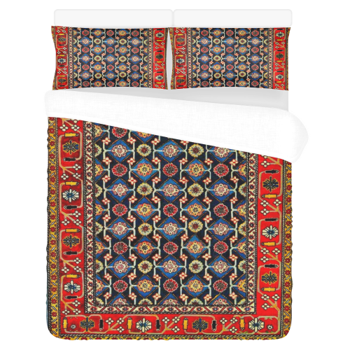 Azerbaijan Pattern 4 3-Piece Bedding Set