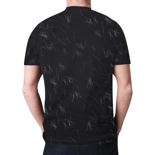 My Pets Hair New All Over Print T-shirt for Men (Model T45)