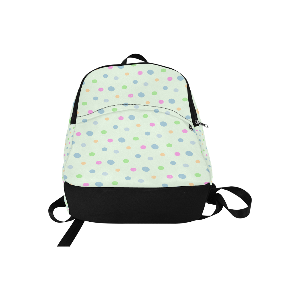 Polka Time Fabric Backpack for Adult (Model 1659)