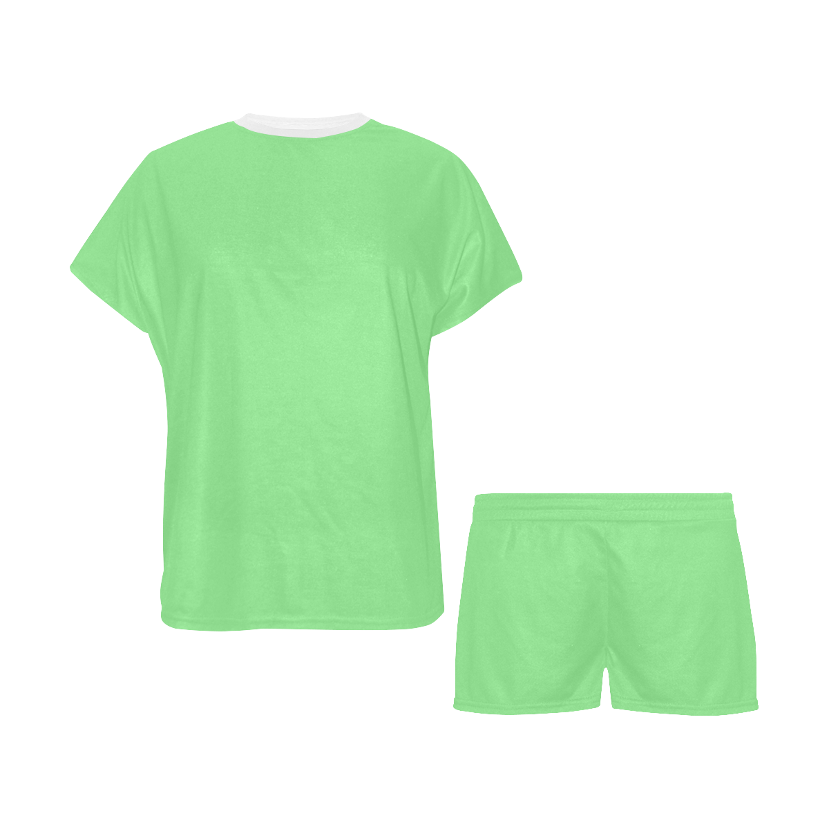 color light green Women's Short Pajama Set