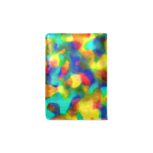 Colorful watercolors texture Custom NoteBook A5