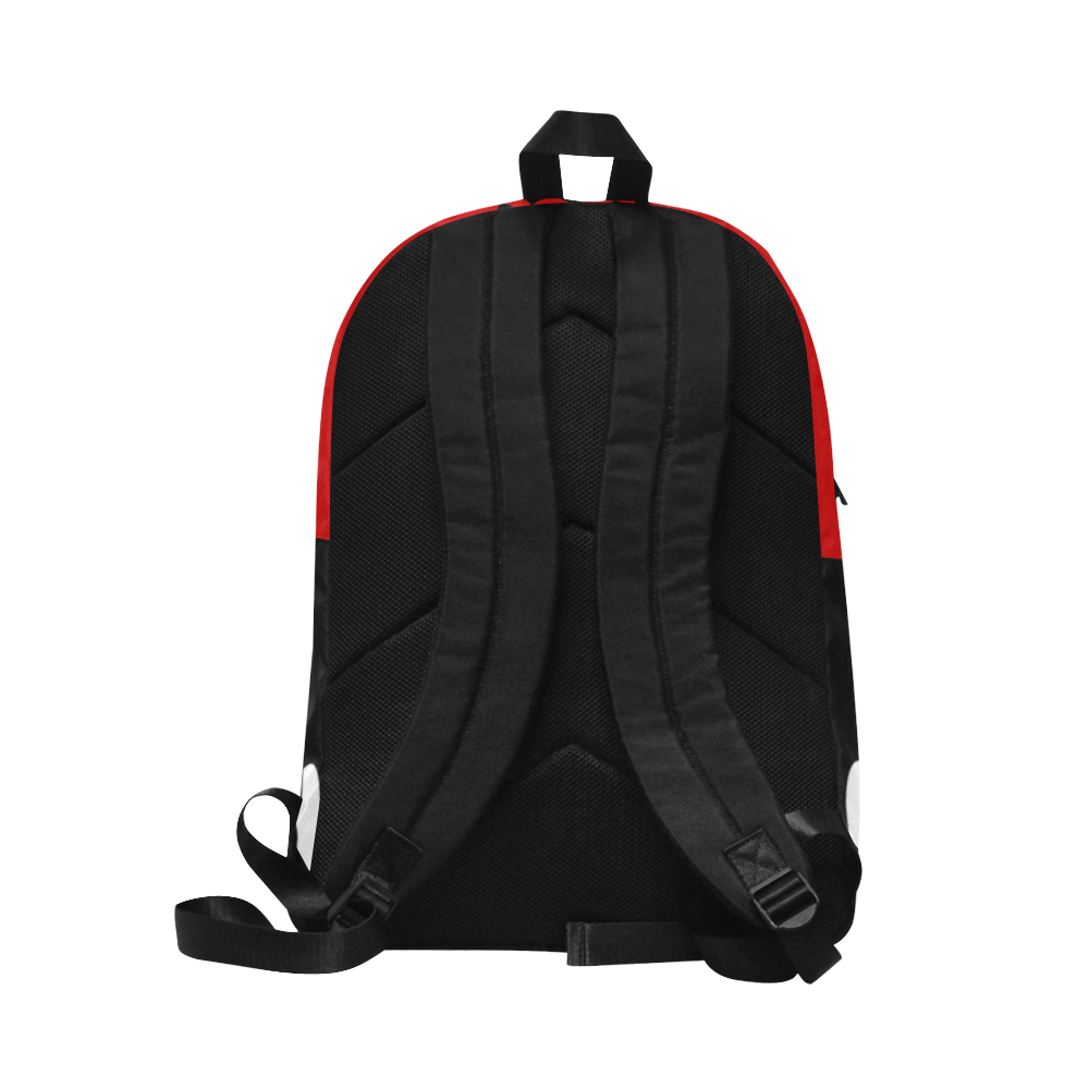 Red/Black Unisex Classic Backpack (Model 1673)