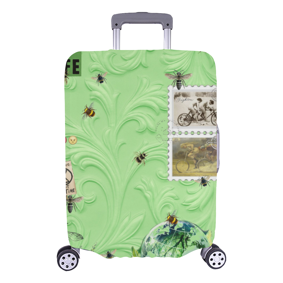 Running Out of Time 2 Luggage Cover/Large 26"-28"
