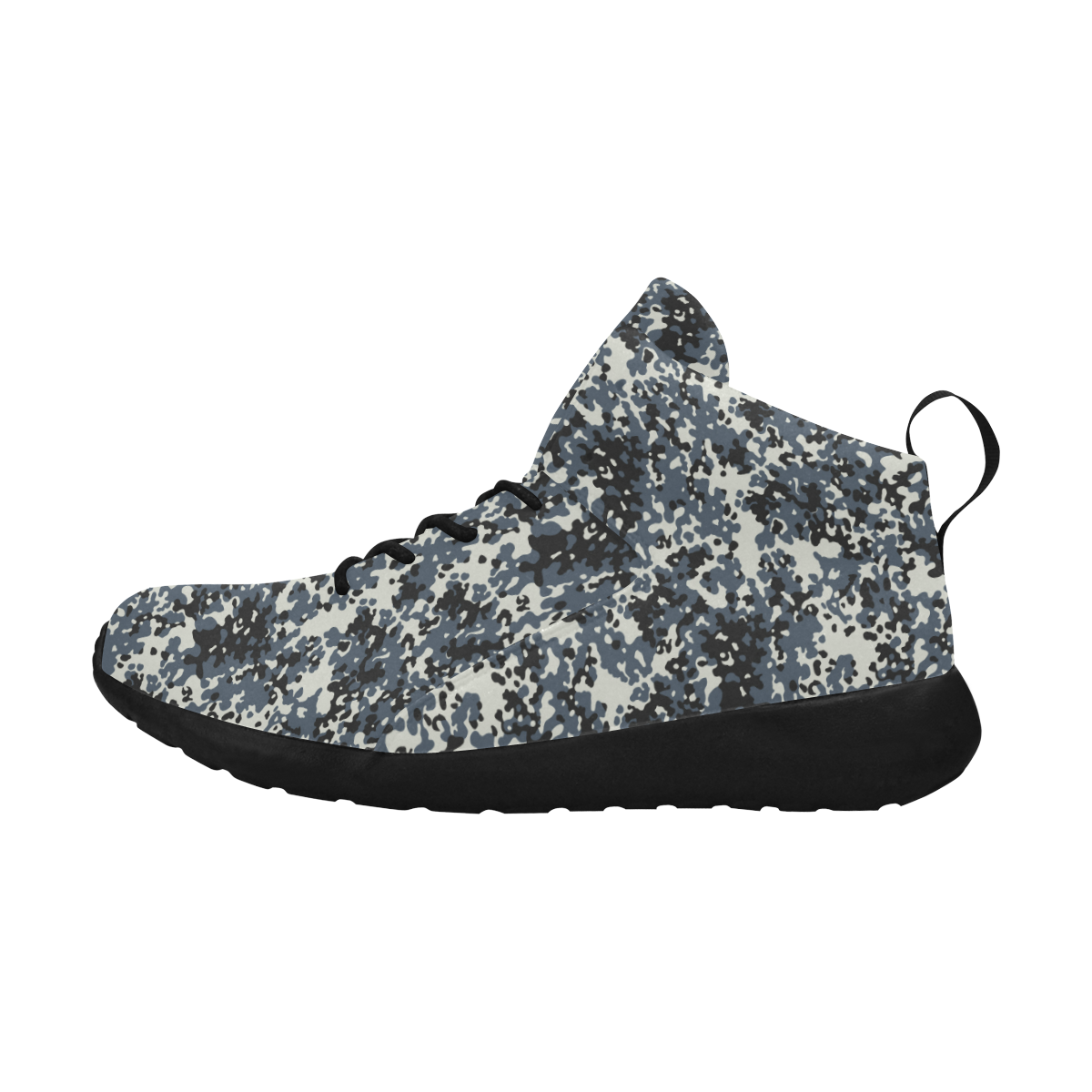 Urban City Black/Gray Digital Camouflage Women's Chukka Training Shoes/Large Size (Model 57502)