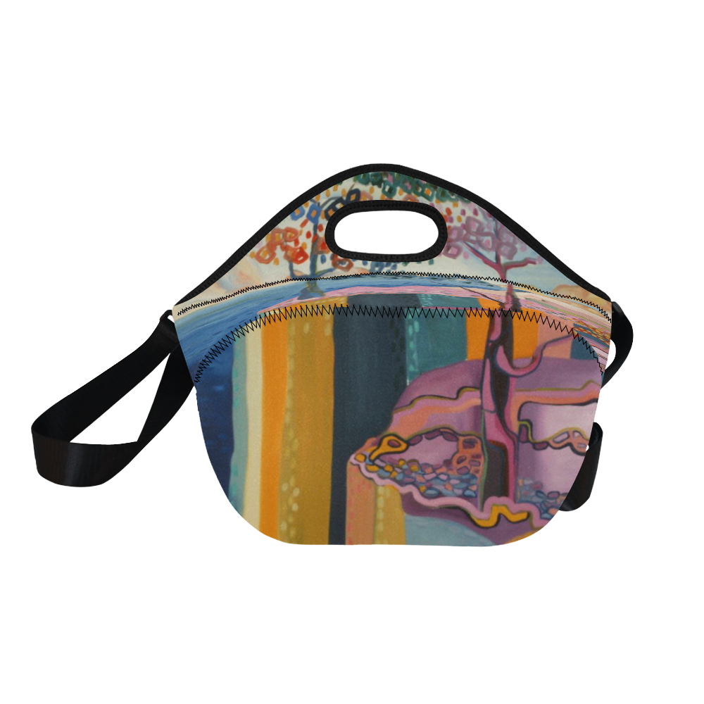 LARGE LUNCH BAG CLIFF/SEA Neoprene Lunch Bag/Large (Model 1669)