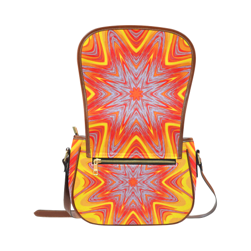 Star Mandala Saddle Bag/Small (Model 1649) Full Customization