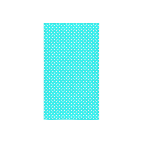 Baby blue polka dots Custom Towel 16"x28"