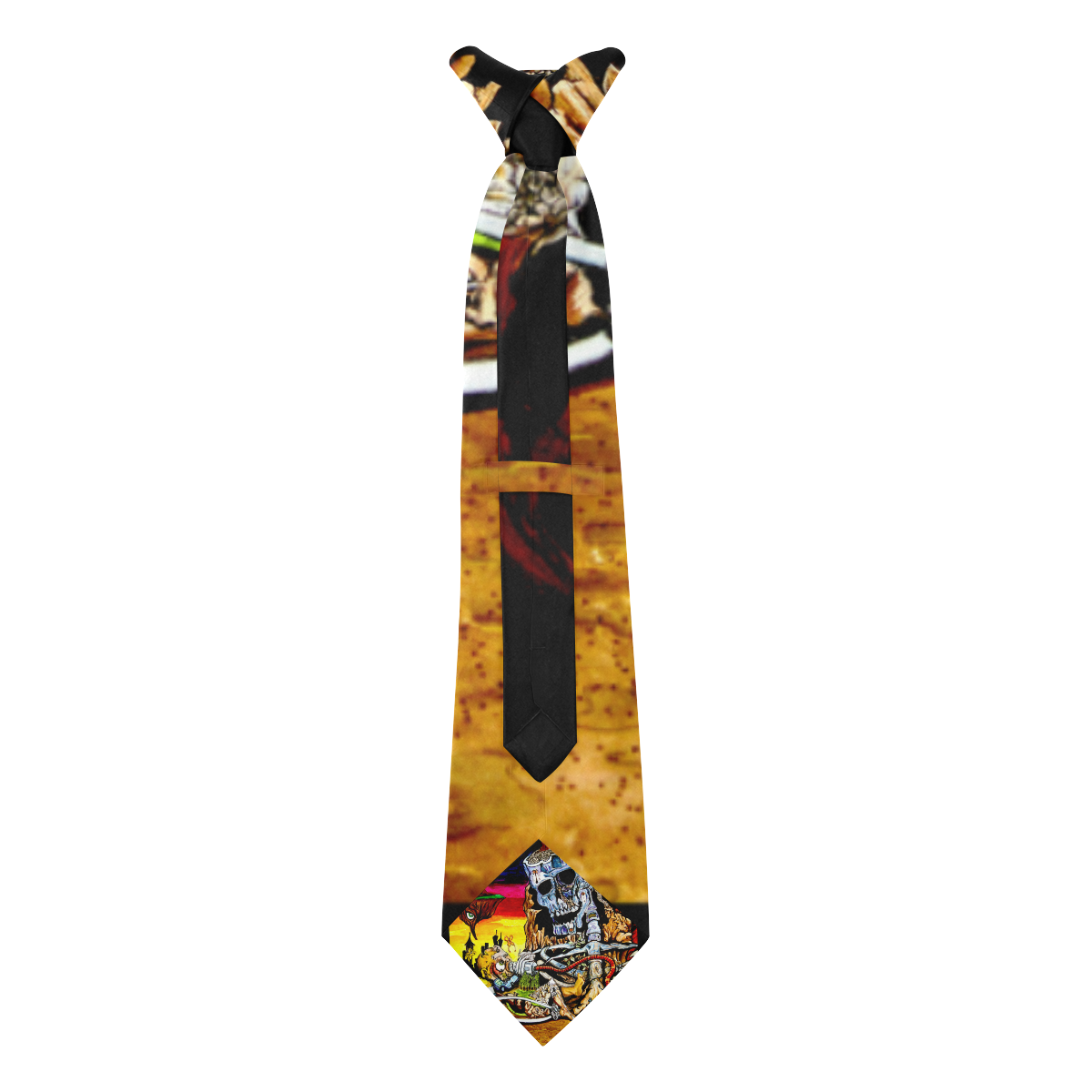 Cycle of Birth And Death Ties Custom Peekaboo Tie with Hidden Picture
