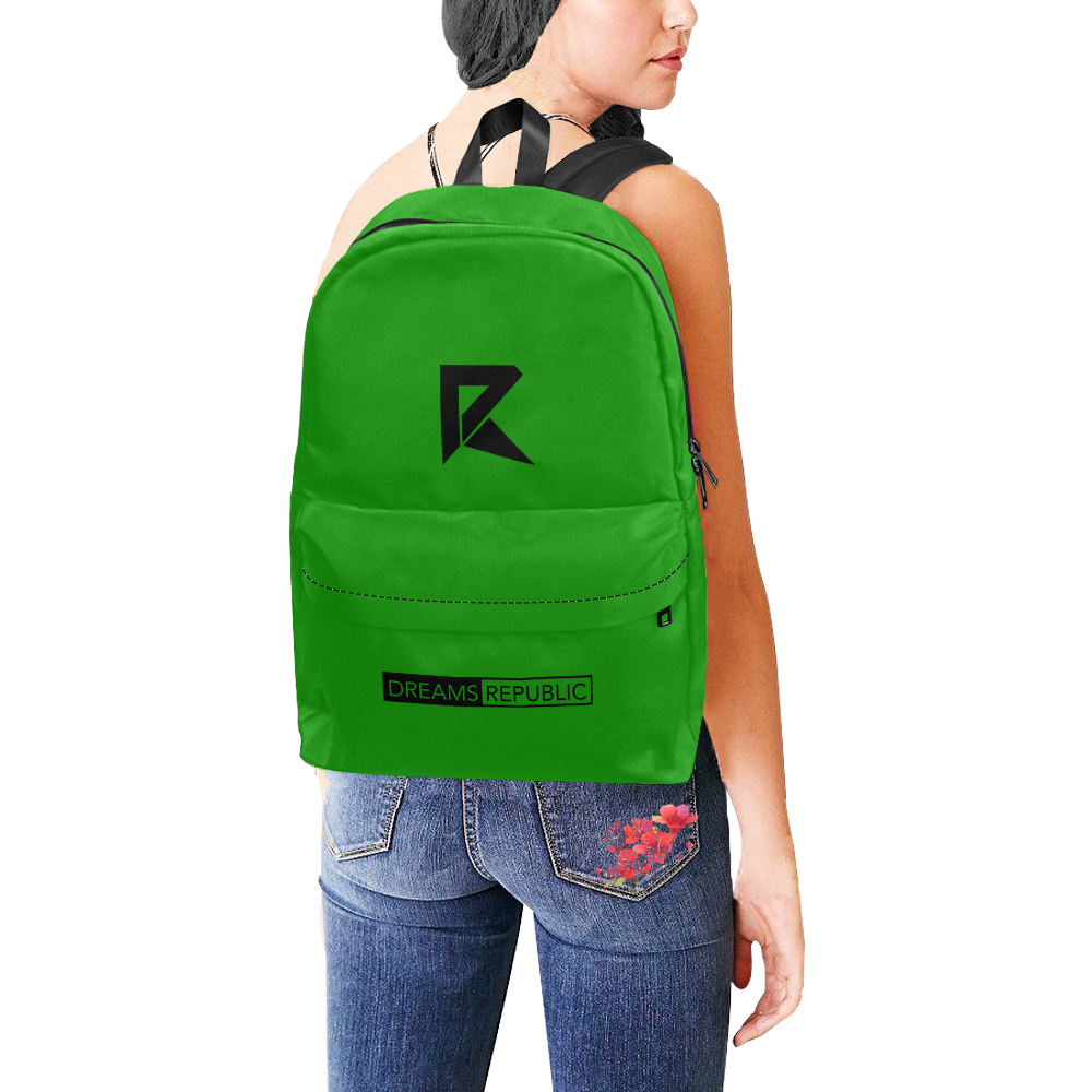 Unisex Classic Backpack (Green) Unisex Classic Backpack (Model 1673)