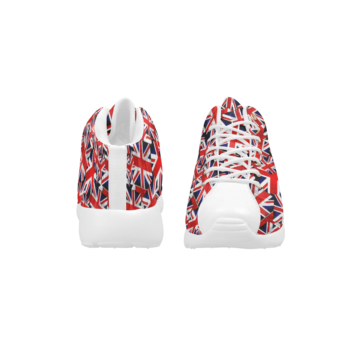 Union Jack British UK Flag Men's Basketball Training Shoes (Model 47502)
