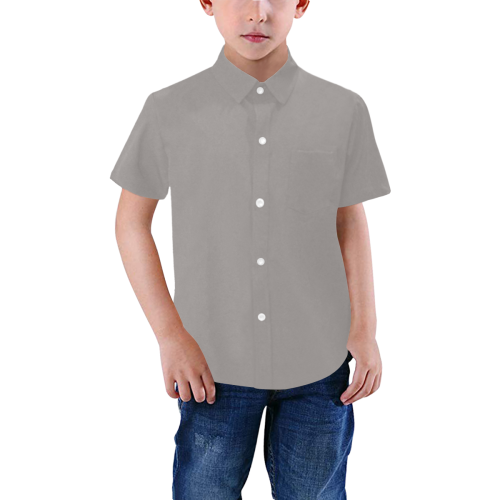 Ash Boys' All Over Print Short Sleeve Shirt (Model T59)