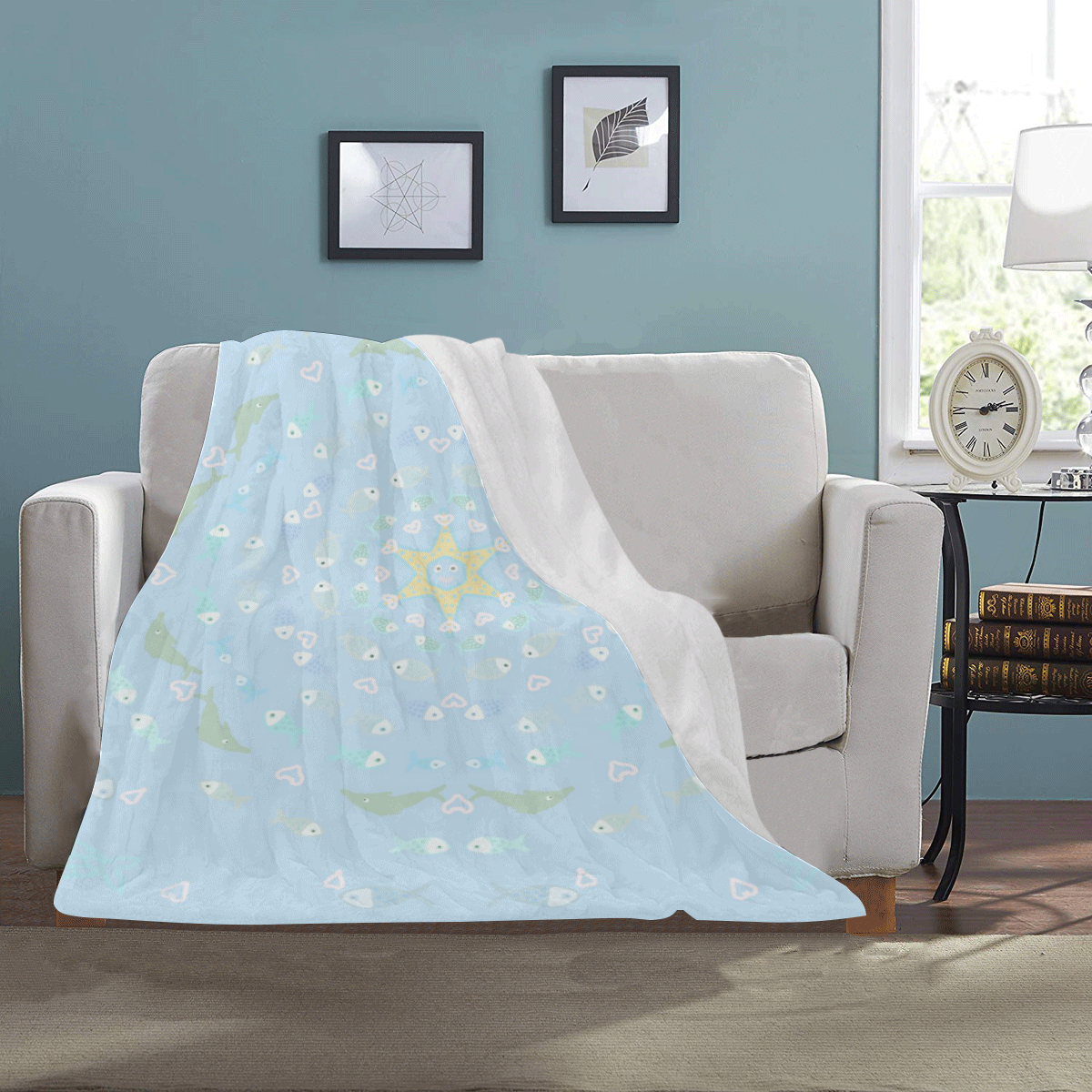ezra3 Ultra-Soft Micro Fleece Blanket 30''x40''