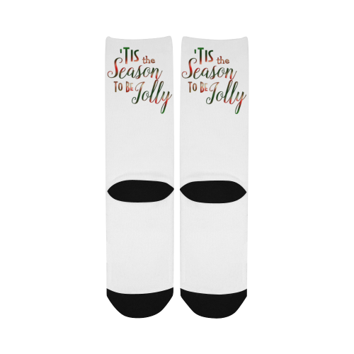 Christmas 'Tis The Season Custom Socks for Women