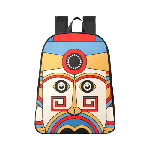 Aztec Religion Tribal Fabric School Backpack (Model 1682) (Large)