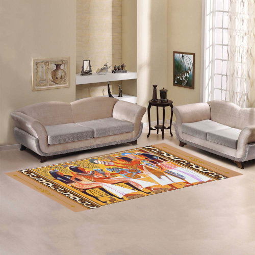 Egyptian Queens Area Rug 7'x3'3''