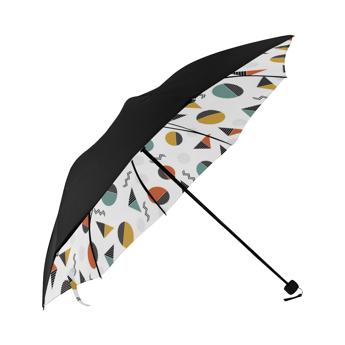 Geo Cutting Shapes Anti-UV Foldable Umbrella (Underside Printing) (U07)