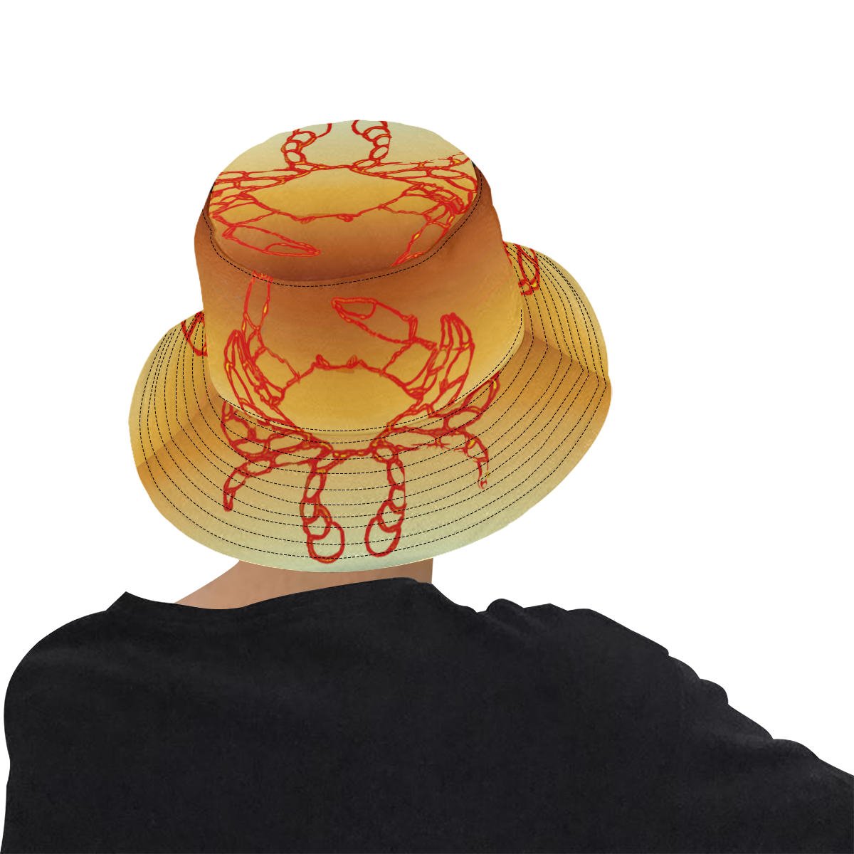 NEON CRABZ All Over Print Bucket Hat for Men