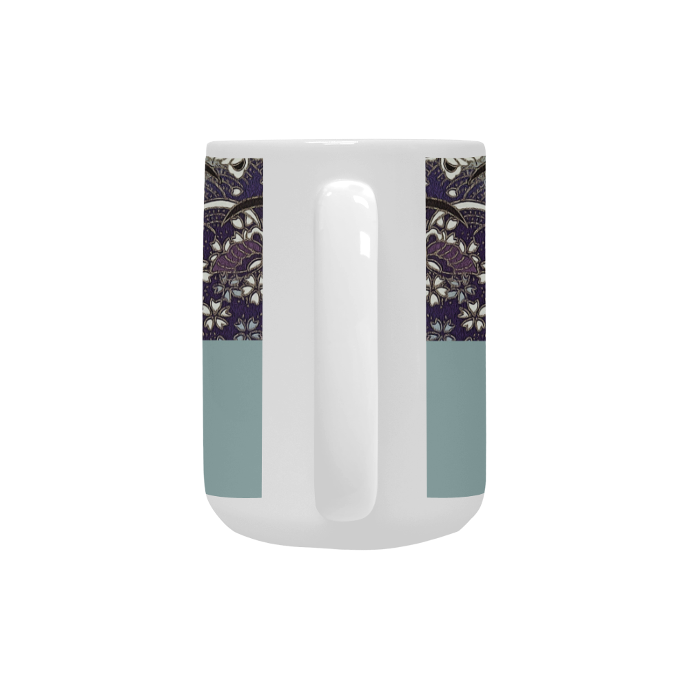 White Lamassu Custom Ceramic Mug (15OZ)