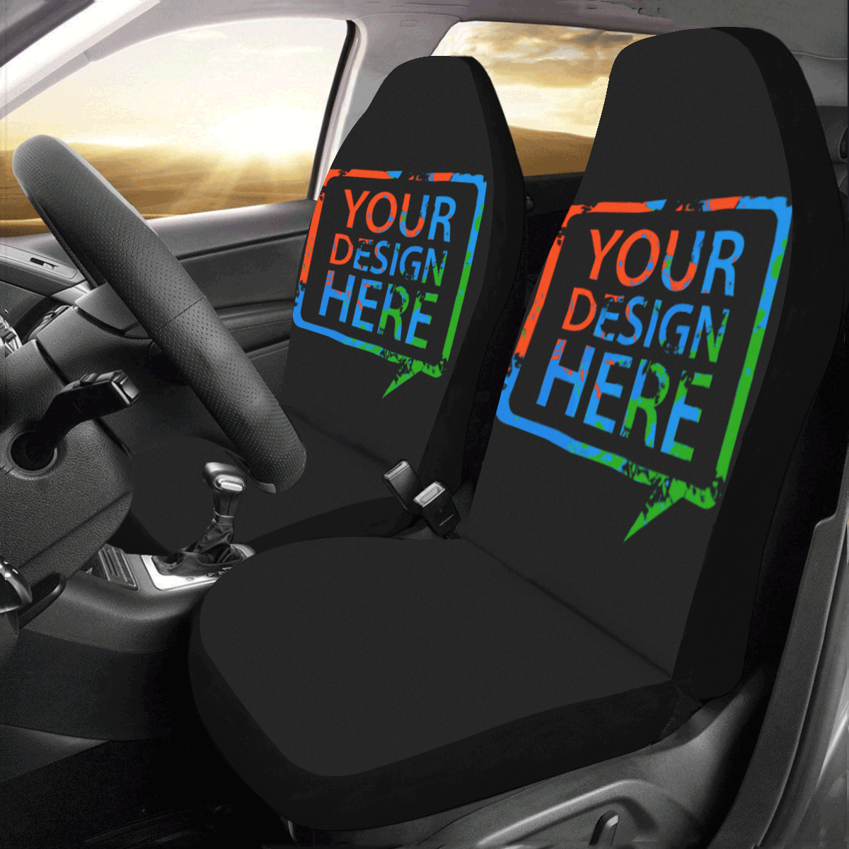Custom/Personalized Car Seat Covers (Set of 2)