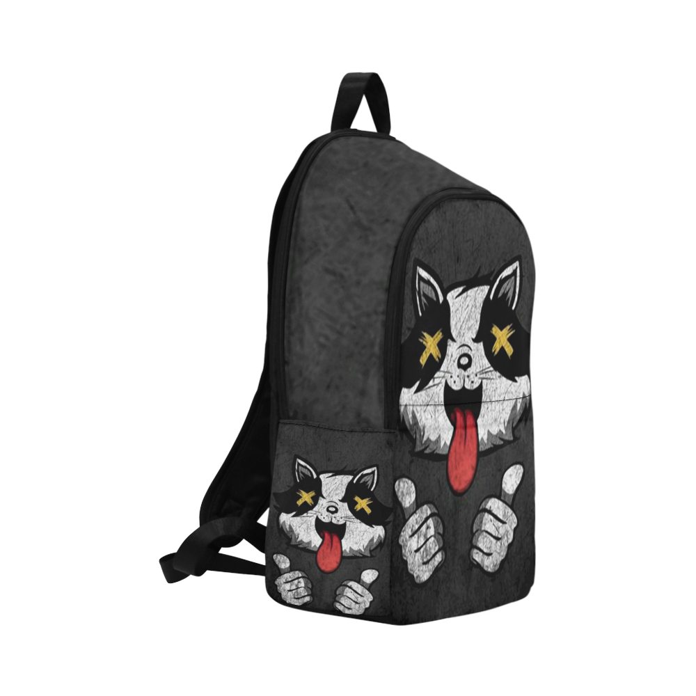 Woke Trash Panda Rave Festival Fabric Backpack for Adult (Model 1659)