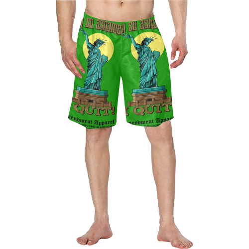 Lady-Liberty-Forlorn Men's Swim Trunk (Model L21)