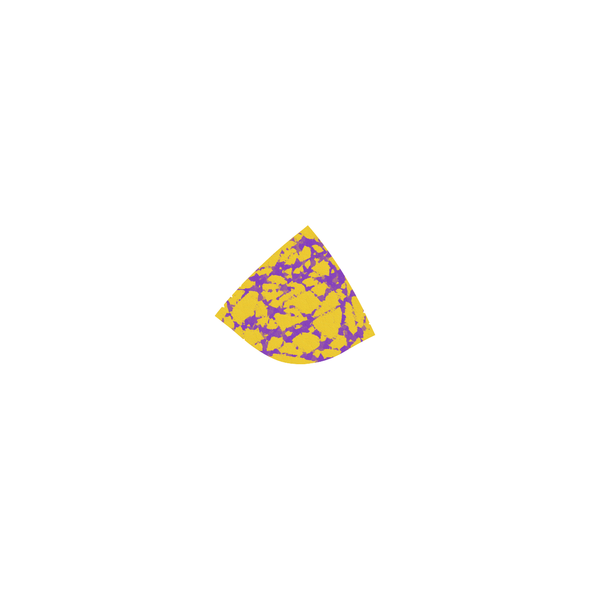 Yellow and Purple Tie Dye Custom Bikini Swimsuit (Model S01)