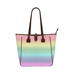 Pastel Rainbow Classic Tote Bag (Model 1644)