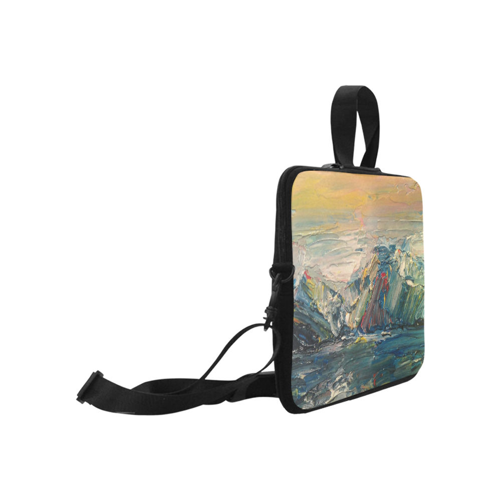 Mountains painting Laptop Handbags 17"
