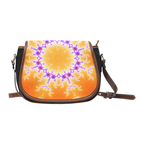 Summer Mandala Saddle Bag/Small (Model 1649)(Flap Customization)