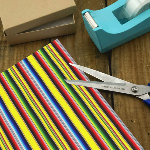 bright serape Gift Wrapping Paper 58"x 23" (5 Rolls)