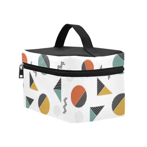 Geo Cutting Shapes Cosmetic Bag/Large (Model 1658)