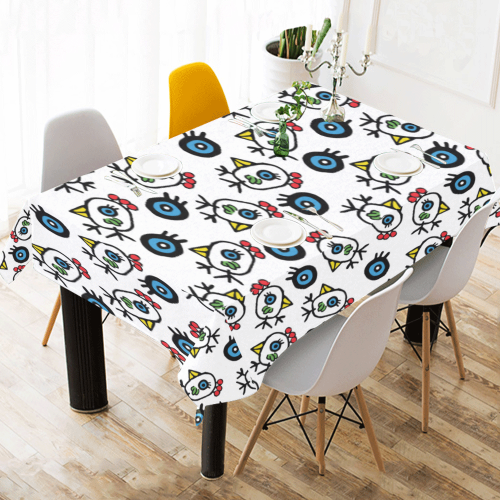 PAJARO Table Cloth Cotton Linen Tablecloth 60" x 90"