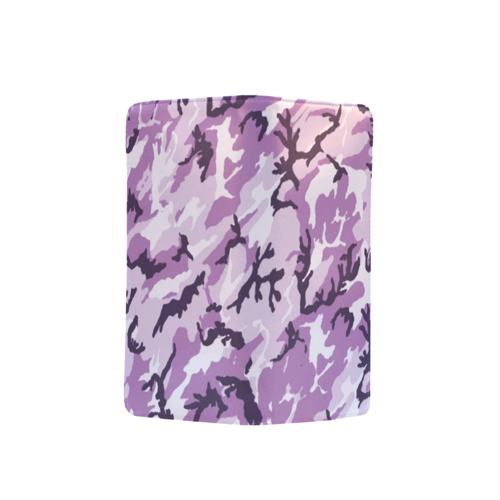 Woodland Pink Purple Camouflage Men's Clutch Purse （Model 1638）