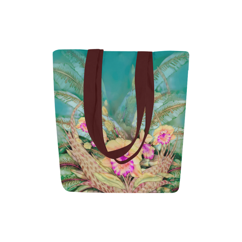 Tropical Orchid 1 Canvas Tote Bag (Model 1657)