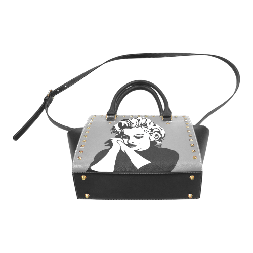 MARILYN MONROE- Rivet Shoulder Handbag (Model 1645)