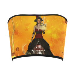 Fantasy women with carousel Bandeau Top