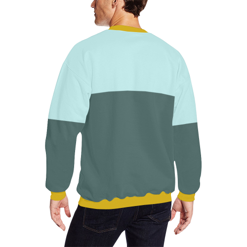 MONTREAL All Over Print Crewneck Sweatshirt for Men/Large (Model H18)