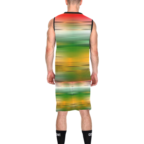 noisy gradient 3 by JamColors All Over Print Basketball Uniform