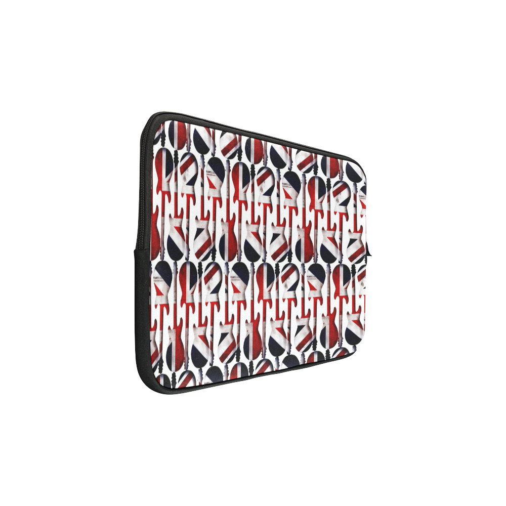 Union Jack British UK Flag Guitars Macbook Pro 17''