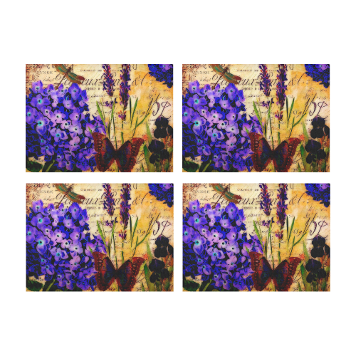 Bright botanical Placemat 14’’ x 19’’ (Set of 4)