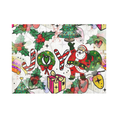 Joy Christmas by Nico Bielow Placemat 14’’ x 19’’ (Set of 6)
