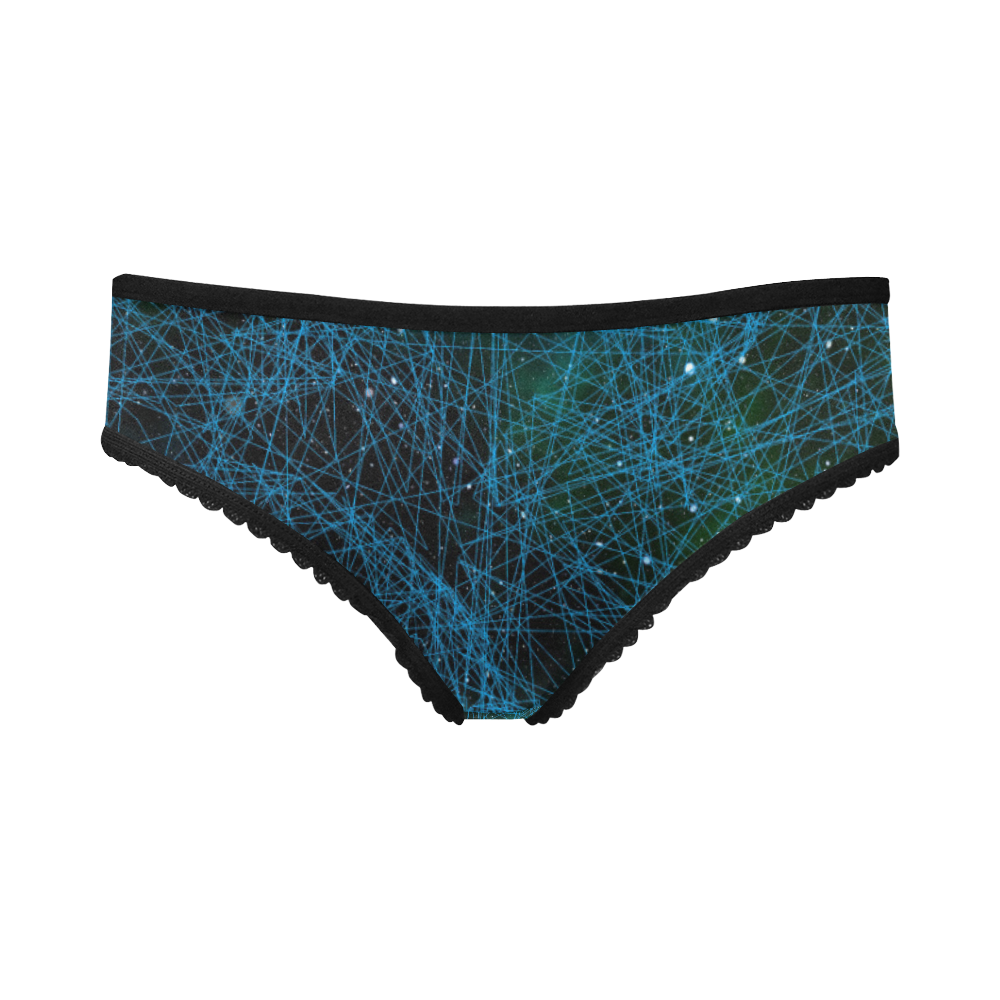 System Network Connection Women's All Over Print Girl Briefs (Model L14)