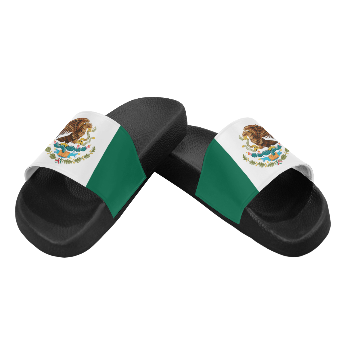 Mexicain Flag Men's Slide Sandals (Model 057)
