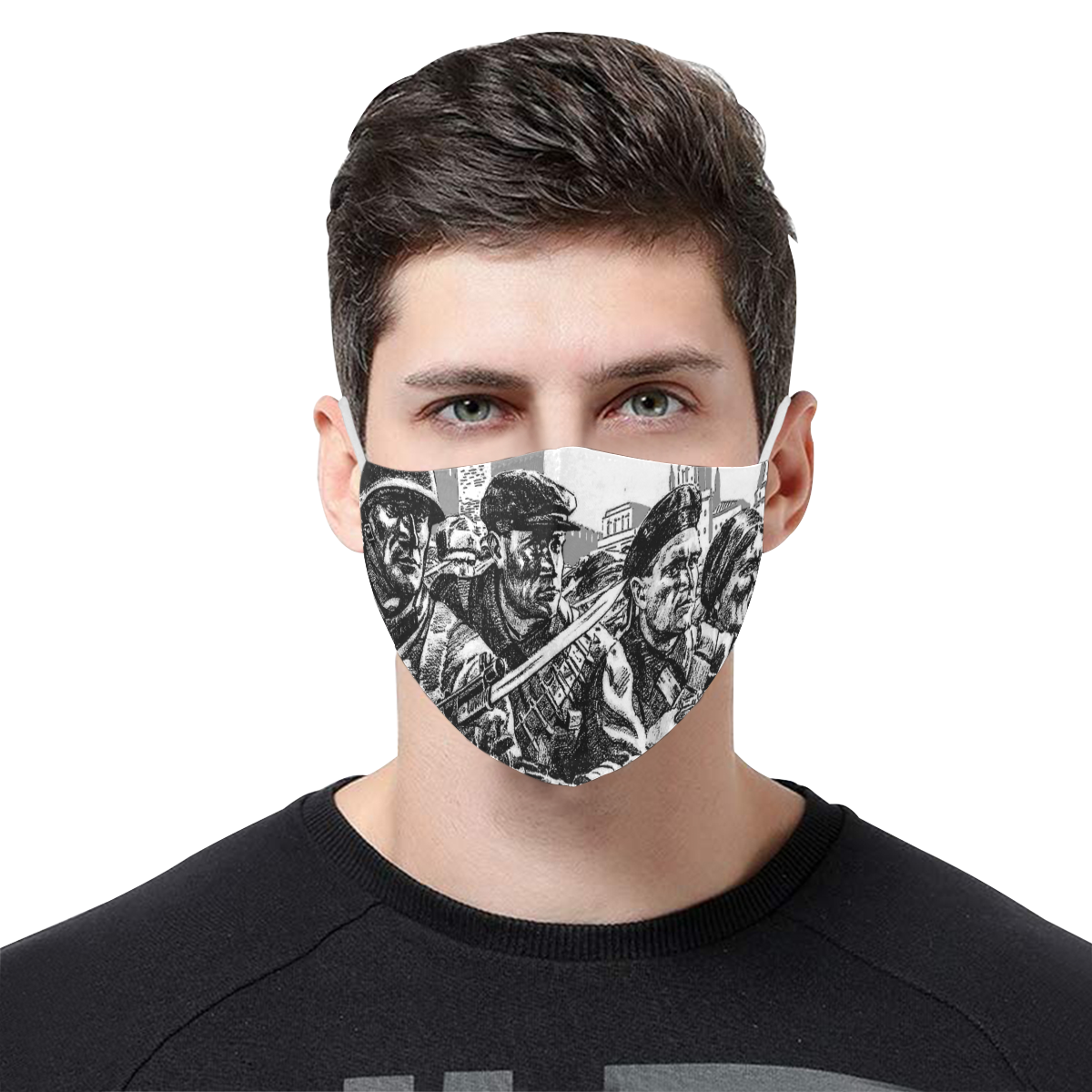PROTECT OUR DEAR MOSCOW 3D Mouth Mask with Drawstring (30 Filters Included) (Model M04) (Non-medical Products)
