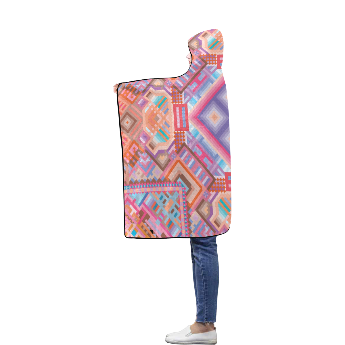 Researcher Flannel Hooded Blanket 40''x50''